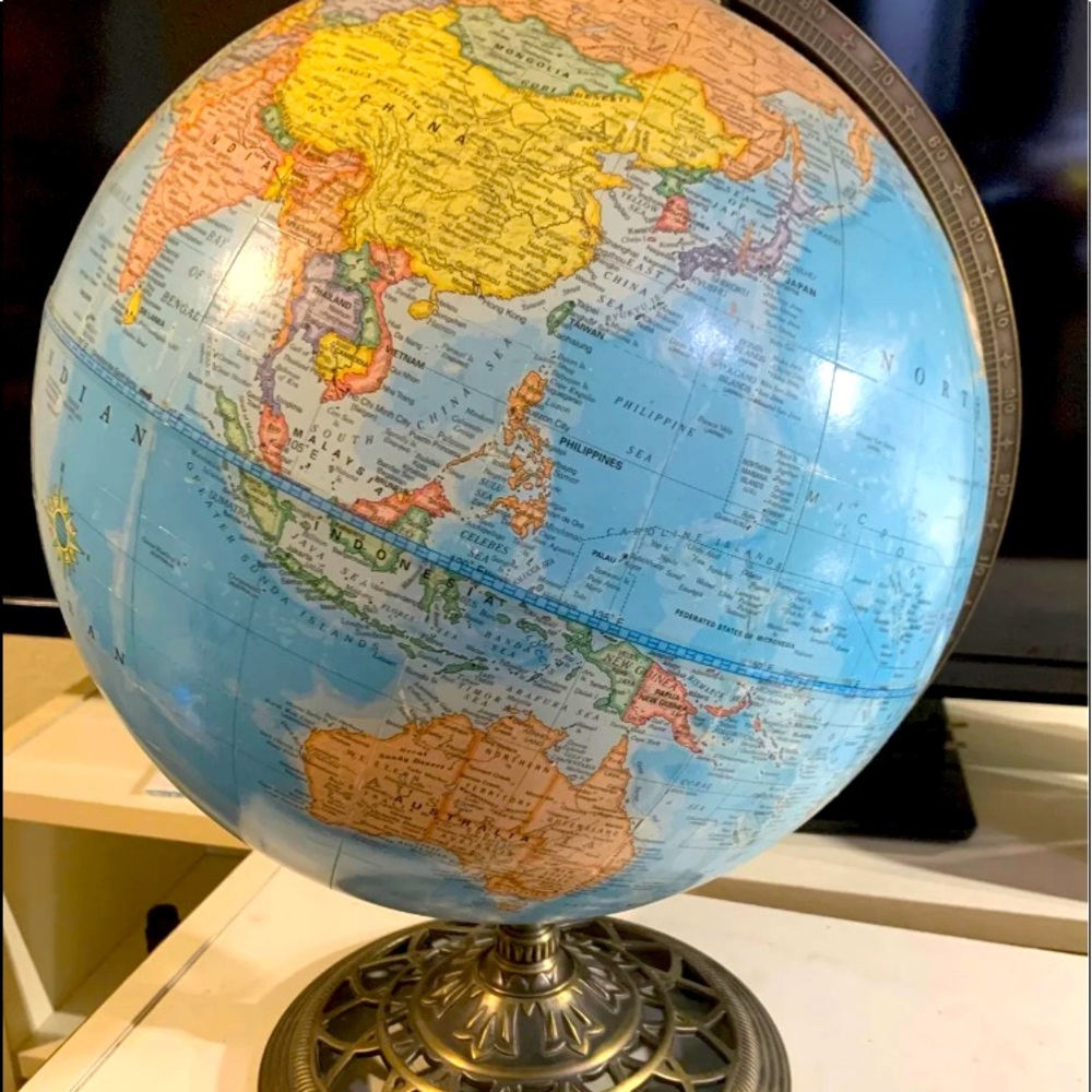 World globe vintage